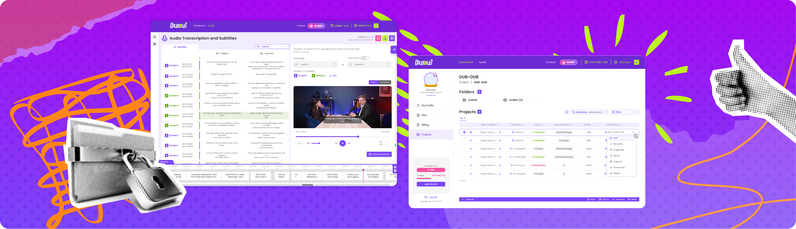 Dub-Dub.ai is a privacy-first transcription platform