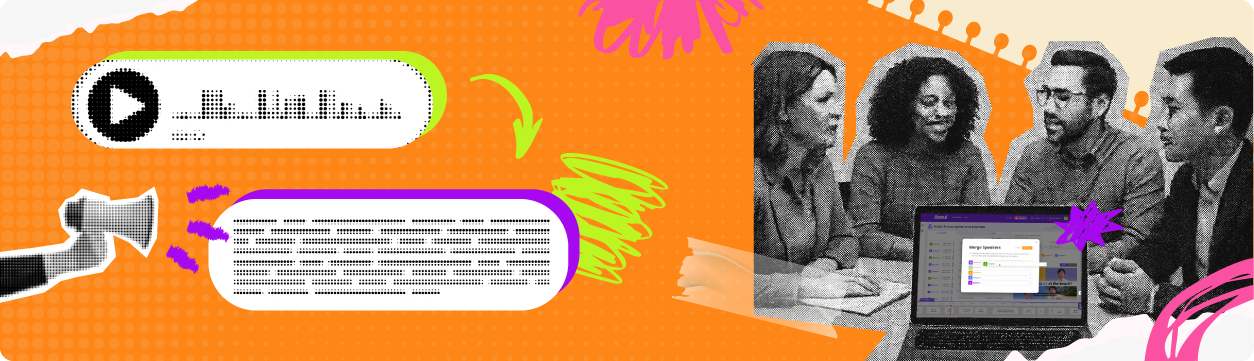 Speaker identification AKA speaker tagging or diarization in transcription makes transcripts clearer and faster to edit. Who-said-what, and when? 